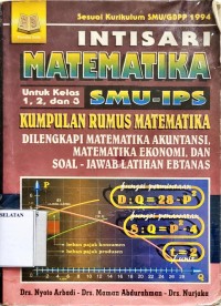 Intisari Matematika untuk SMA kelas X,XI,XII