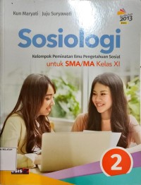 Sosiologi untuk SMA/MA kelas XI