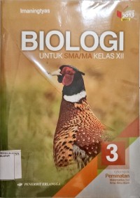 Biologi untuk SMA/MA kelas XII