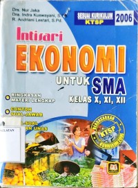 Intisari Ekonomi untuk SMA kelas X,XI,XII