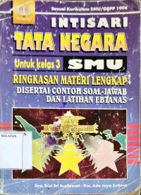 Intisari Tata Negara untuk SMA kelas X,XI,XII