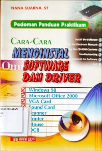 Cara-Cara Menginstal Software dan Driver