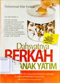 Dahsyatnya Berkah Anak Yatim