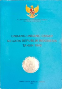 Undang-undang Dasar Negara Republik Indonesia tn. 1945